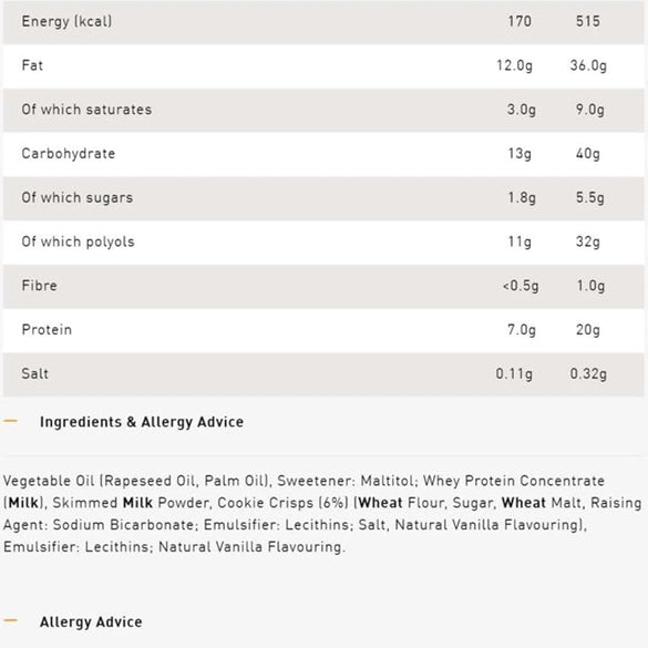 Grenade White Chocolate Cookie Vegetarian Protein Spread, 360 g Jar (Pack of 1)