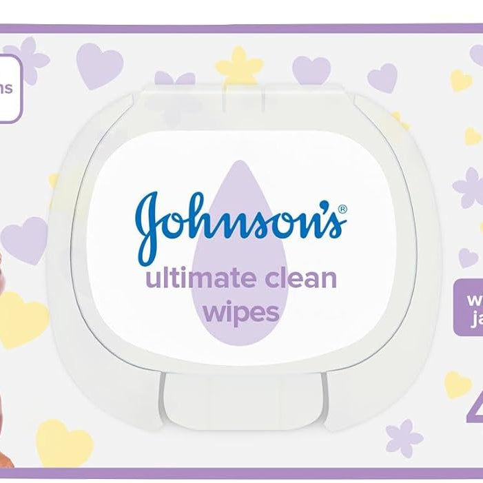 Johnson's Baby Ultimate Clean, 3X4X48, 576 Baby Wet Wipes