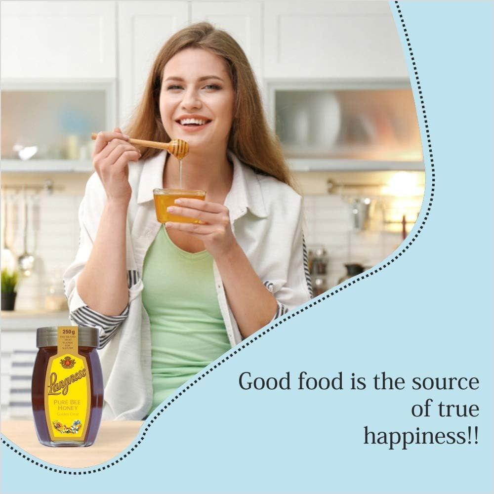 Langnese Golden Clear Pure Bee Honey 250 G