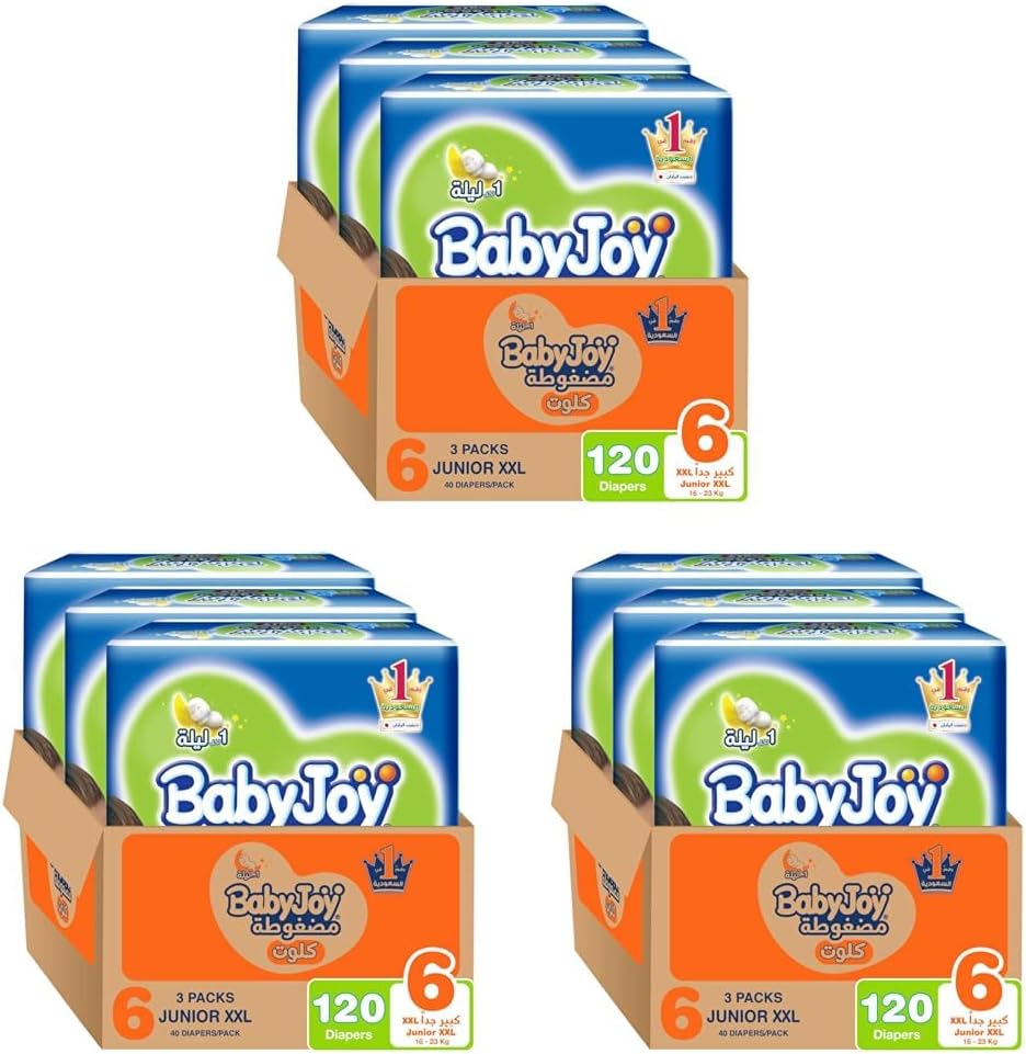 Babyjoy Culotte, Size 6, Junior XXL, 16+ Kg, Mega Box