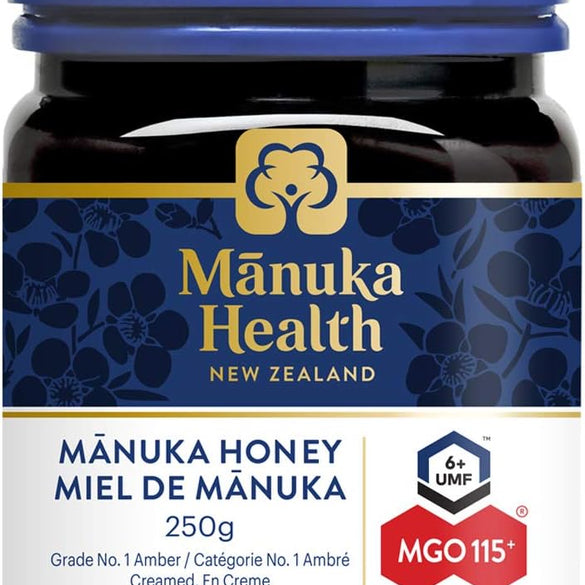 Premium Manuka Honey MGO 115+| Certified UMF 6+ Bronze 250g