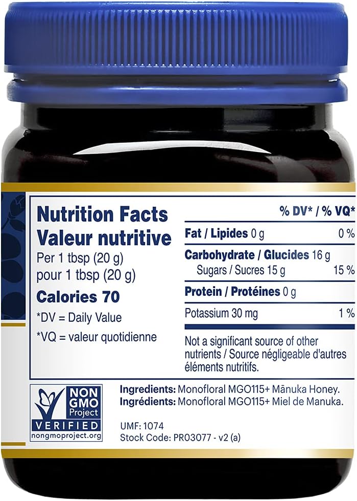 Premium Manuka Honey MGO 115+| Certified UMF 6+ Bronze 250g