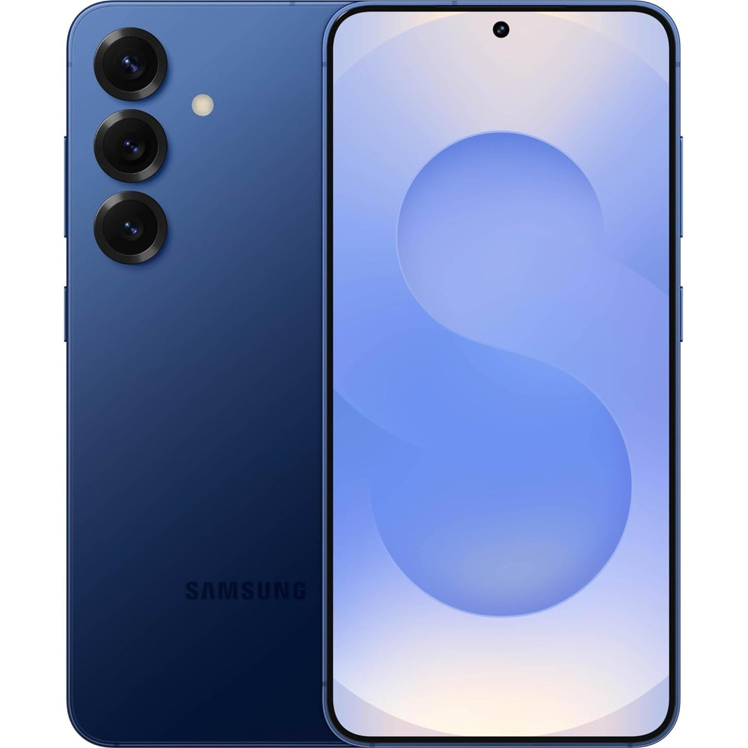 SAMSUNG Galaxy S25 Cell Phone, 128GB AI Smartphone, Unlocked Android, AI Camera, Fast Processor, ProScaler Display, Long Battery Life, 2025, Navy (International Version)