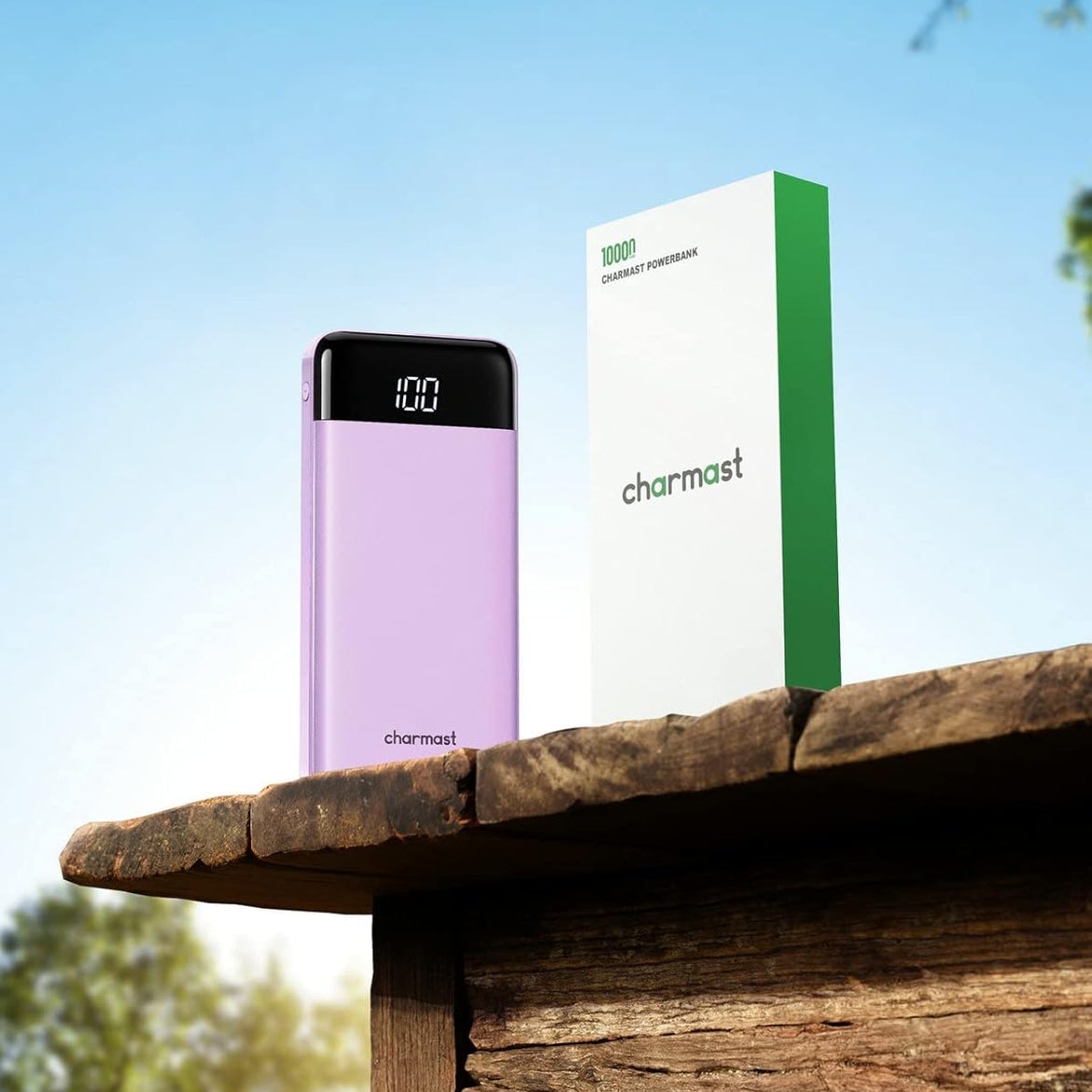 Portable Charger with Built in Cables, Portable Charger with Cords Wires Slim 10000mAh Travel Battery Pack 6 Outputs 3 Inputs 3A Fast Charging Power Bank for Samsung Google Pixel LG Moto iPhone iPad