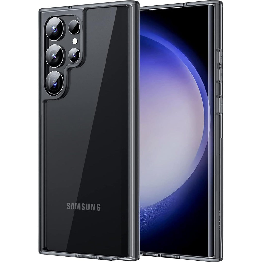 JETech Case for Samsung Galaxy S23 Ultra 5G 6.8-Inch, Non-Yellowing Shockproof Bumper Protective Phone Cover, Anti-Scratch Hard PC Back (Clear)