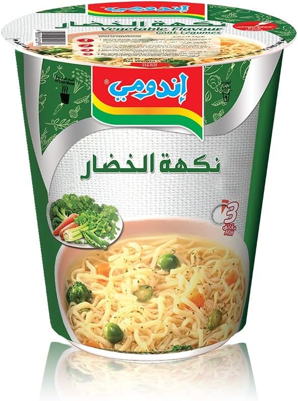Indomie Cup Noodle Vegetable Flv, 24 X 60G - Pack Of 1, V1600
