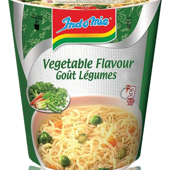 Indomie Cup Noodle Vegetable Flv, 24 X 60G - Pack Of 1, V1600