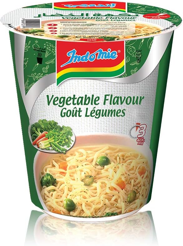 Indomie Cup Noodle Vegetable Flv, 24 X 60G - Pack Of 1, V1600