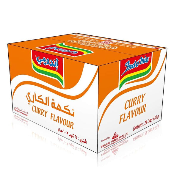 Indomie Cup Noodle Curry Flv, 24 X 60 g