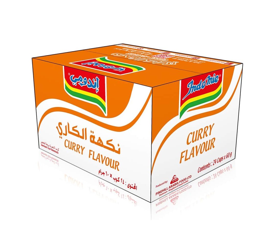 Indomie Cup Noodle Curry Flv, 24 X 60 g