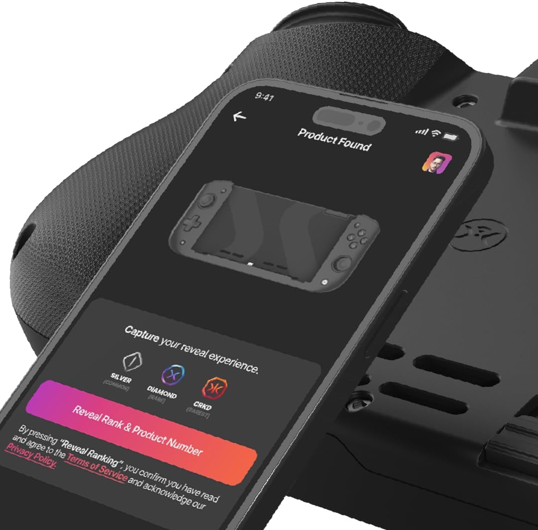 CRKD Nitro Deck - Professional Handheld Controller Deck with Zero Stick Drift for Nintendo Switch and Switch OLED (Black)