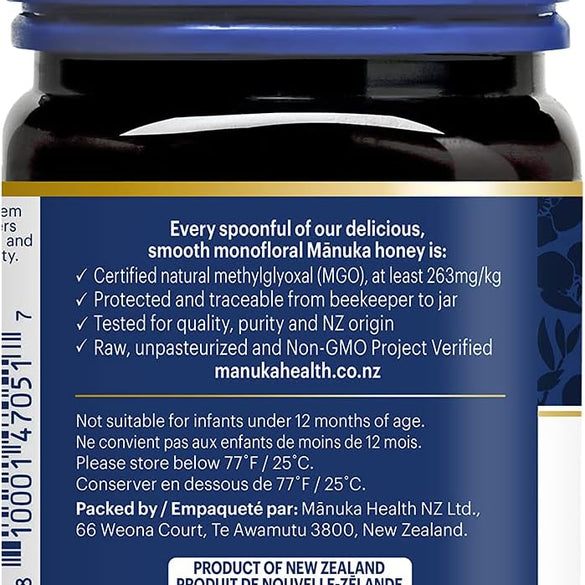 Premium Manuka Honey MGO 115+| Certified UMF 6+ Bronze 250g