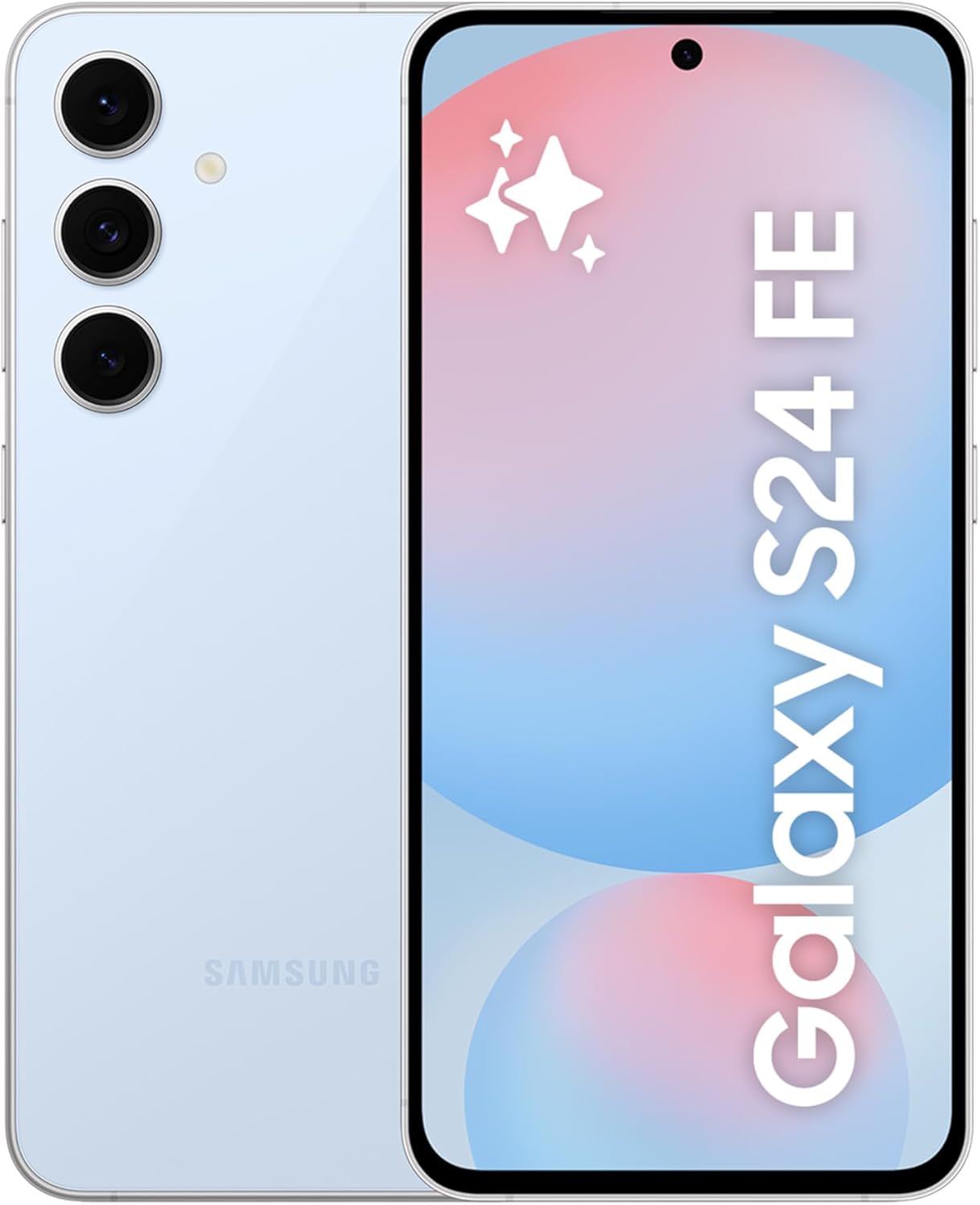 Samsung Galaxy S24 FE, AI Phone, Android Smartphone, 8GB RAM, 256GB Storage, 50MP Camera, Long Battery Life, Large Screen, Gray (KSA Version)