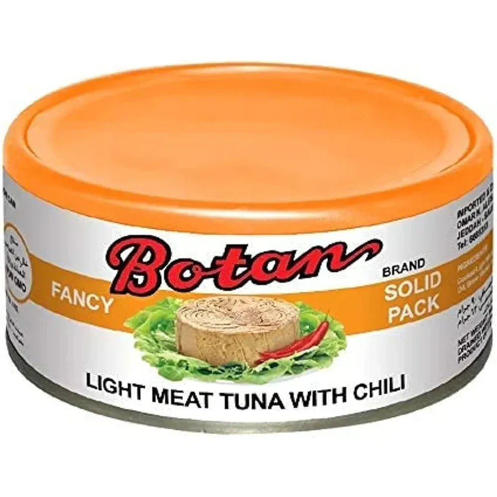 Botan Light Meat Tuna With Chili, 185g - Pack of 1