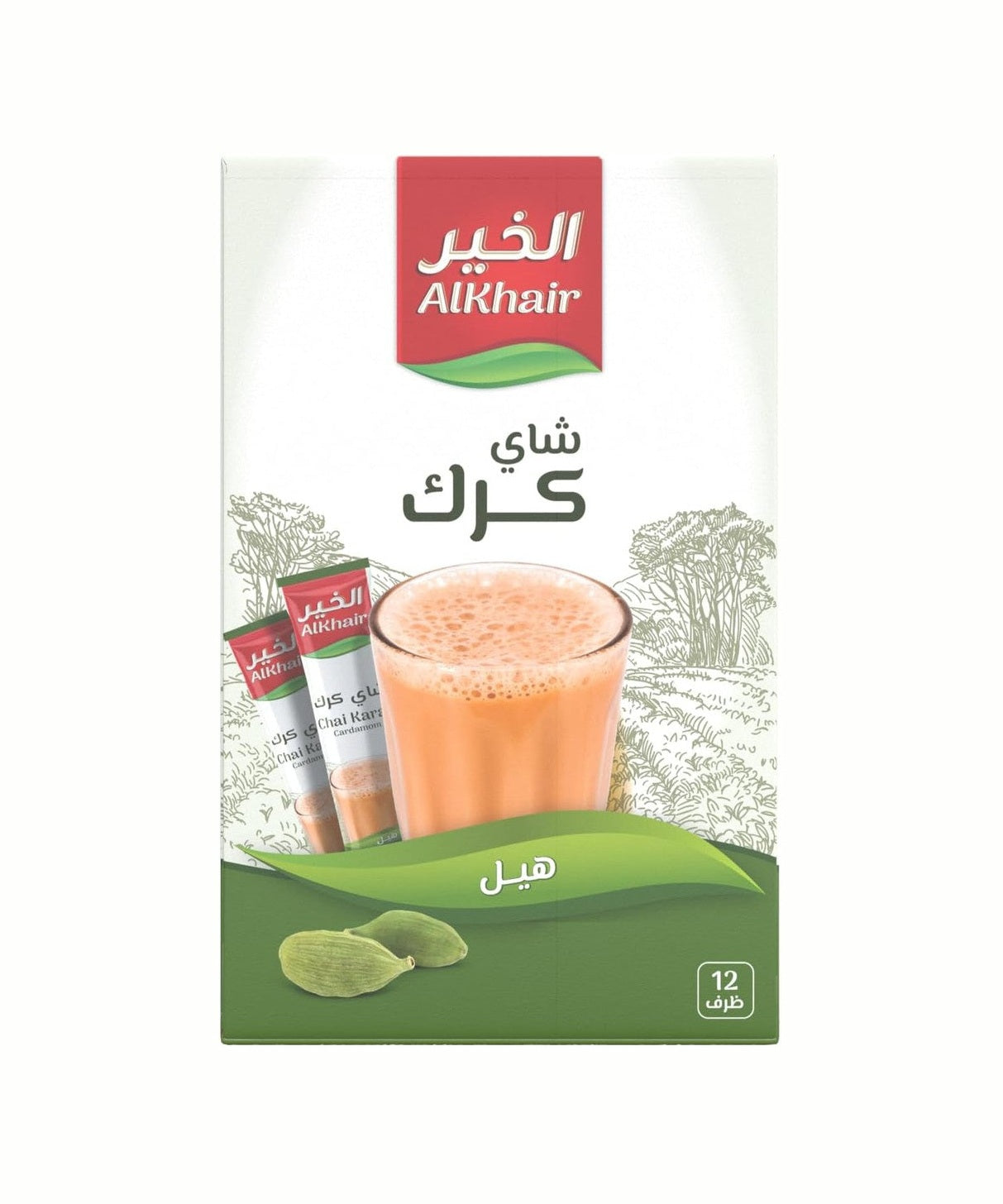 Emoji Al Khair Karak Tea with cardamom 20g*12 Sticks