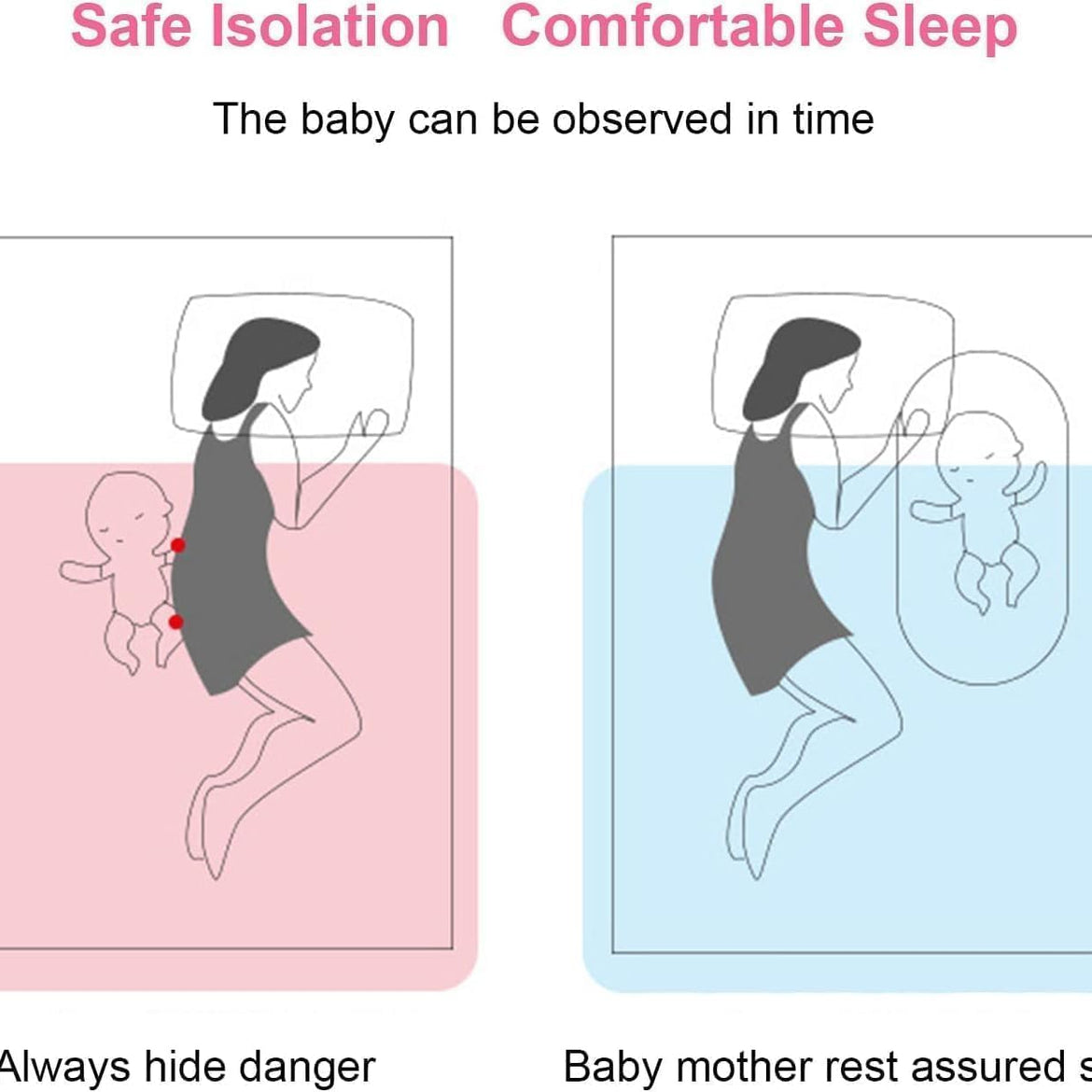 Baby Travel Cot with Mosquito Net and Awning