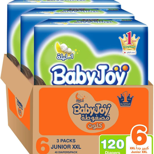Babyjoy Culotte, Size 6, Junior XXL, 16+ Kg, Mega Box