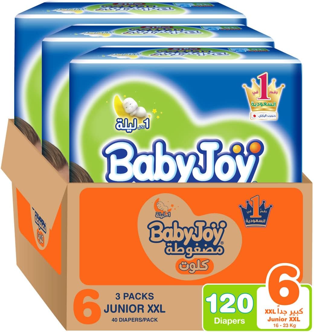 Babyjoy Culotte, Size 6, Junior XXL, 16+ Kg, Mega Box