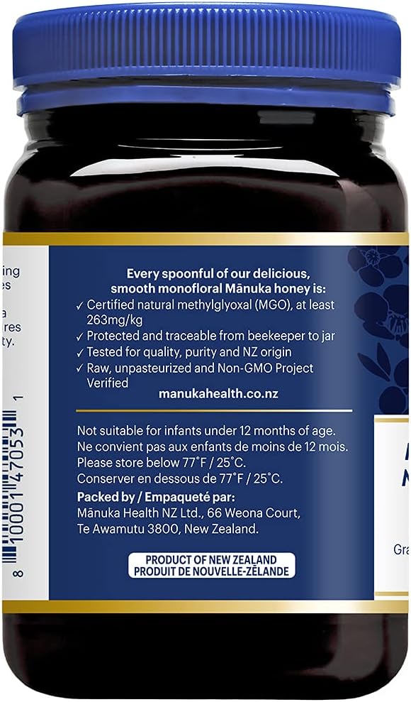 Premium Manuka Honey MGO 115+| Certified UMF 6+ Bronze 250g