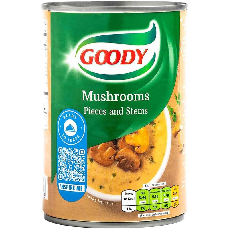 Goody Mushrooms Pieces And Stems, 400gm