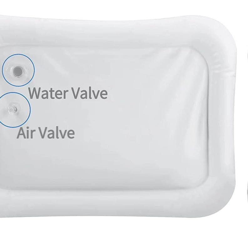 PandaEar 2 Pack Tummy Time Water Mat for Babies Kids, Inflatable Baby Water Play Mats, Baby Toys Sensory Water Mat for 3 6 12 Months Girls Boys