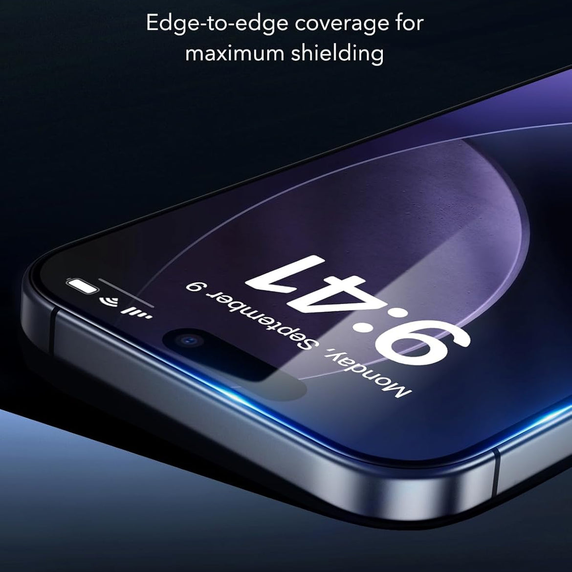 ESR 3 Pack for iPhone 17 Pro Max Screen Protectors, High Clarity, 9H Hardness Scratch Resistant, Military-Grade Tempered Glass, Shatterproof, Screen Guard with Easy Installation Tool