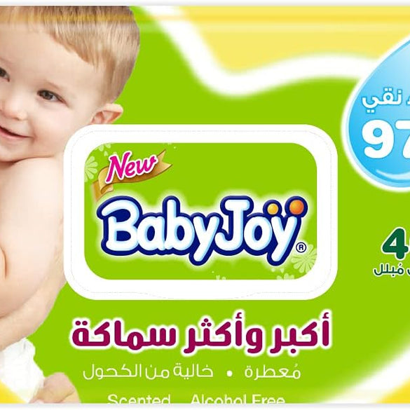 BabyJoy Thick and Large Scented, 40 Wet Wipes