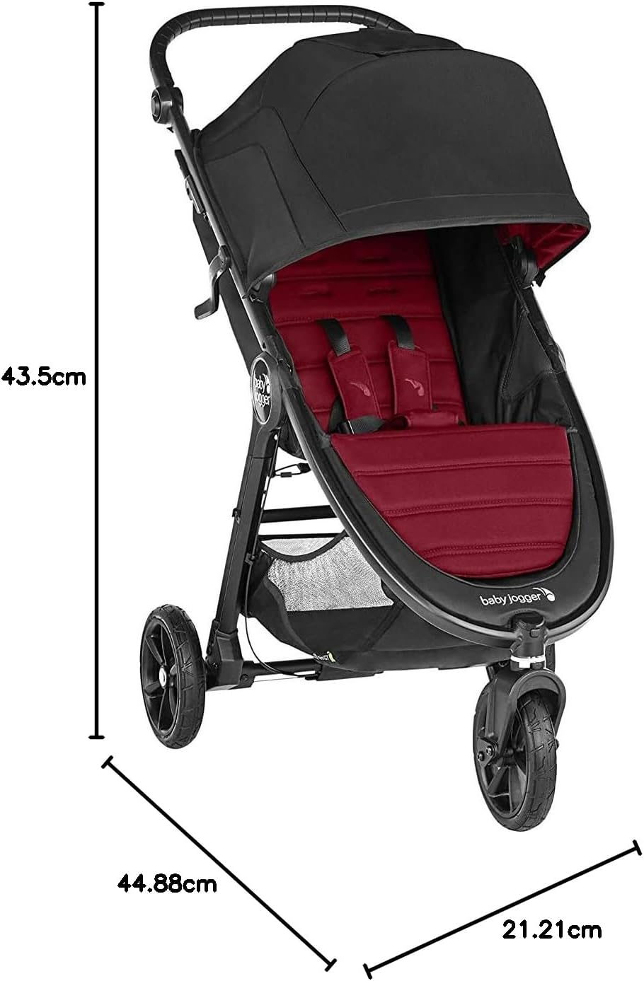 Baby Jogger® City Mini® GT2 All-Terrain Stroller, Opulent Black