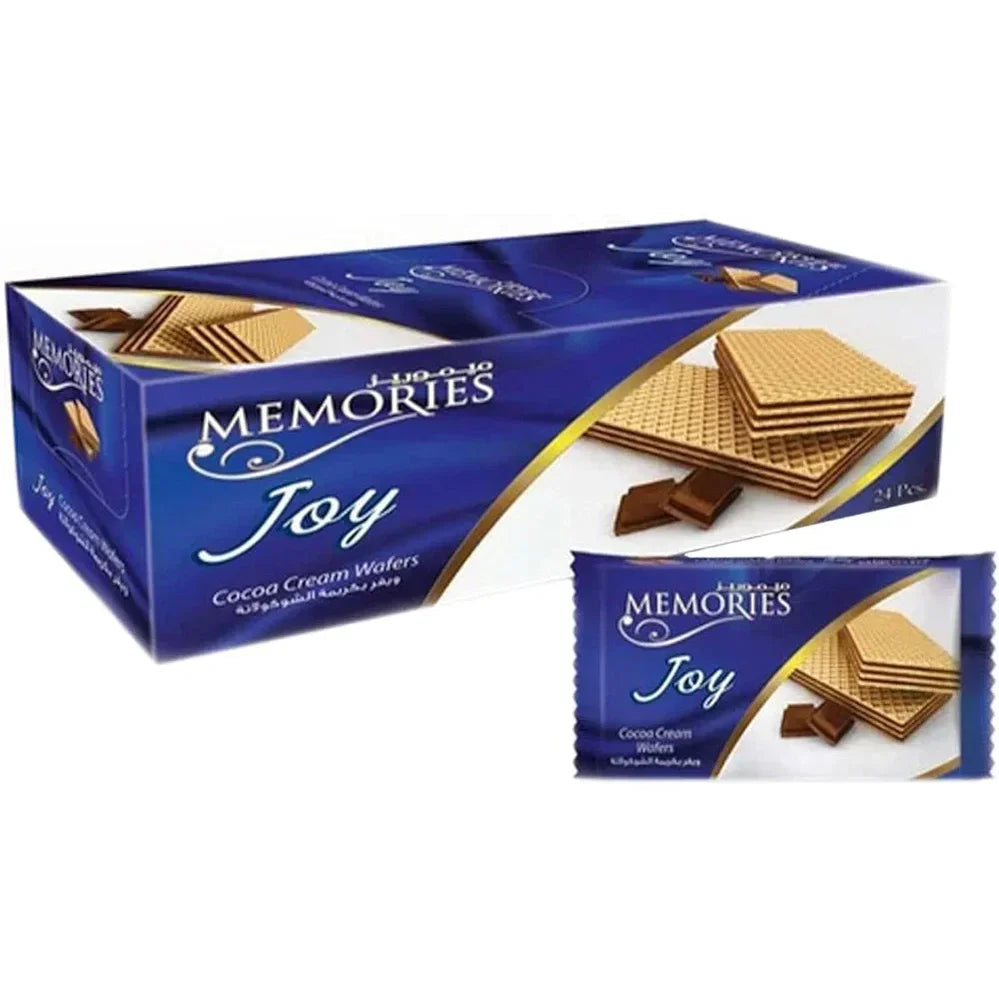 Memories Joy Cocoa Cream Wafer, 24 X 25g - Pack of 1