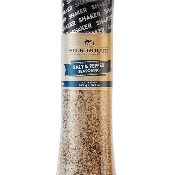 Silk Route Spice Company Salt and Pepper Giant Shaker - 390g/13.8oz