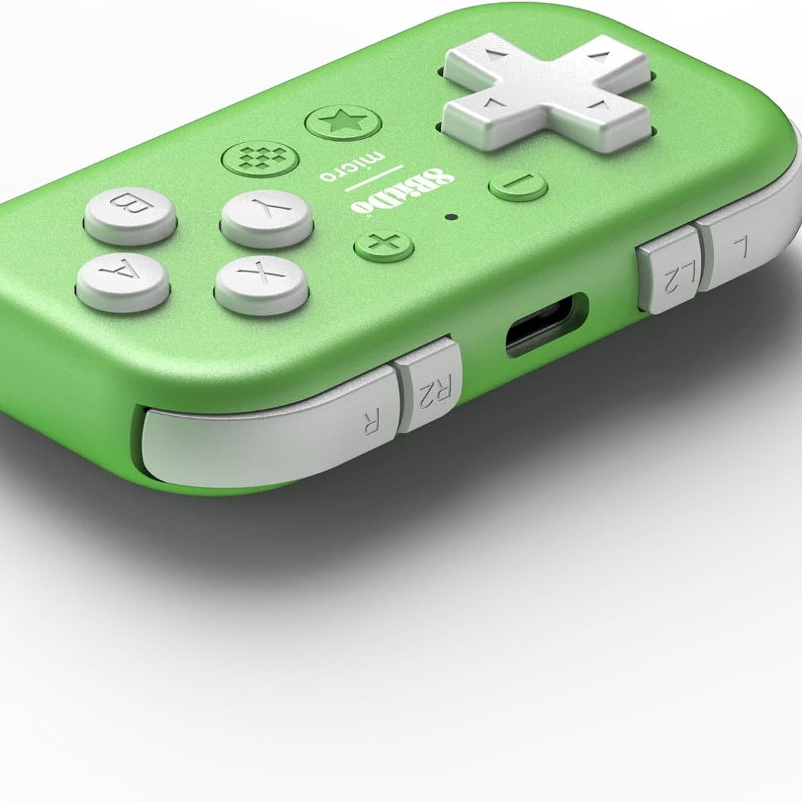 Nargos 8Bitdo Zero 2 Bluetooth Key Chain Sized Mini Controller for Nintendo Switch, Windows, Android and macOS (Yellow Edition)