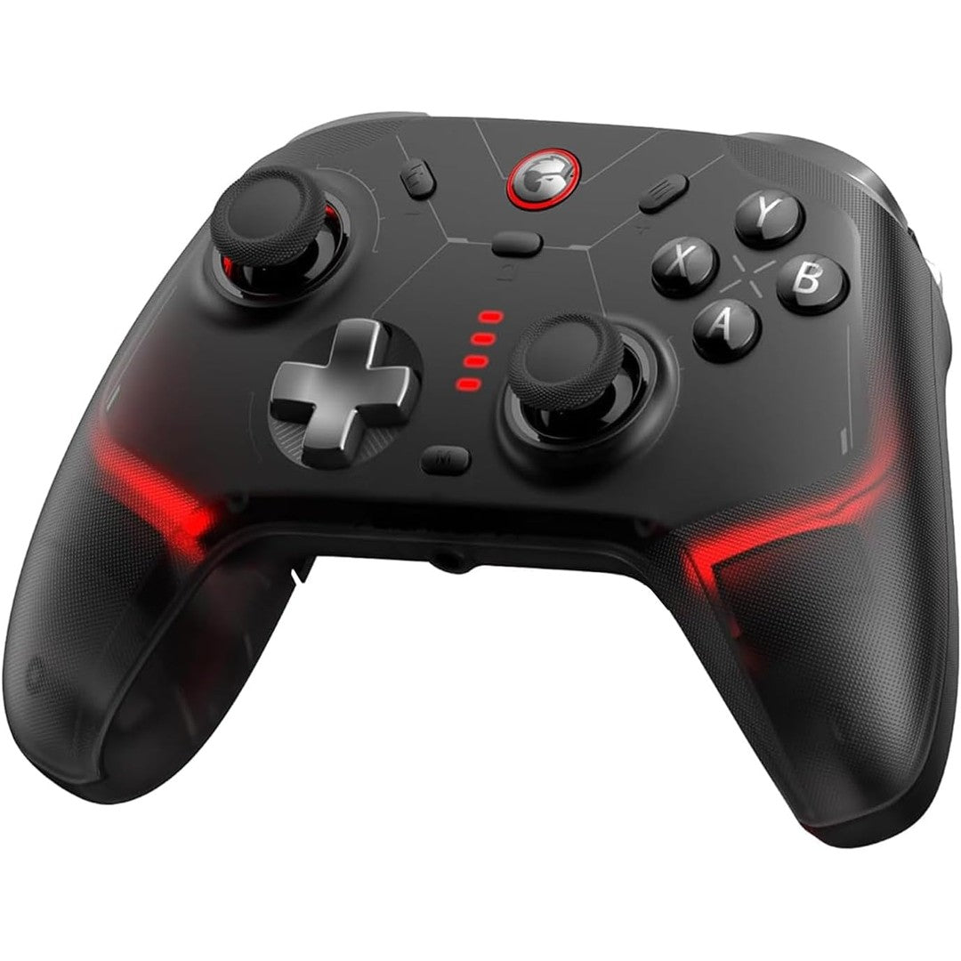 GameSir Cyclone 2 Multiplatform Wireless Controller- TMR Electromagnetic Joysticks&Hall Effect Switch triggers,6-axis Gyro Gaming Controller for Switch/PC/iOS/Android/Steam (Shadow Black Bundle)