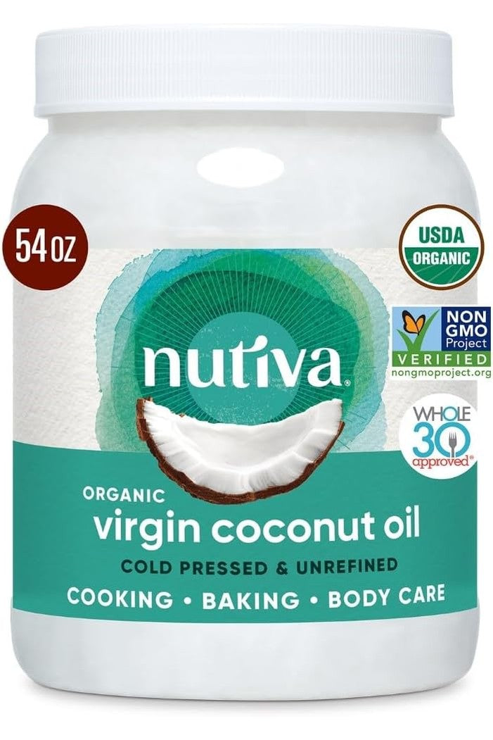 Nutiva Organic, Unrefined, Virgin Coconut Oil, 15 Fl Oz