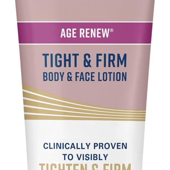 Gold Bond Age Renew Tight & Firm Body & Face Lotion with Proteins & Lipids, Skin Firming Lotion for Aging, Dry Skin, 8 oz.