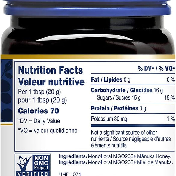 Premium Manuka Honey MGO 115+| Certified UMF 6+ Bronze 250g