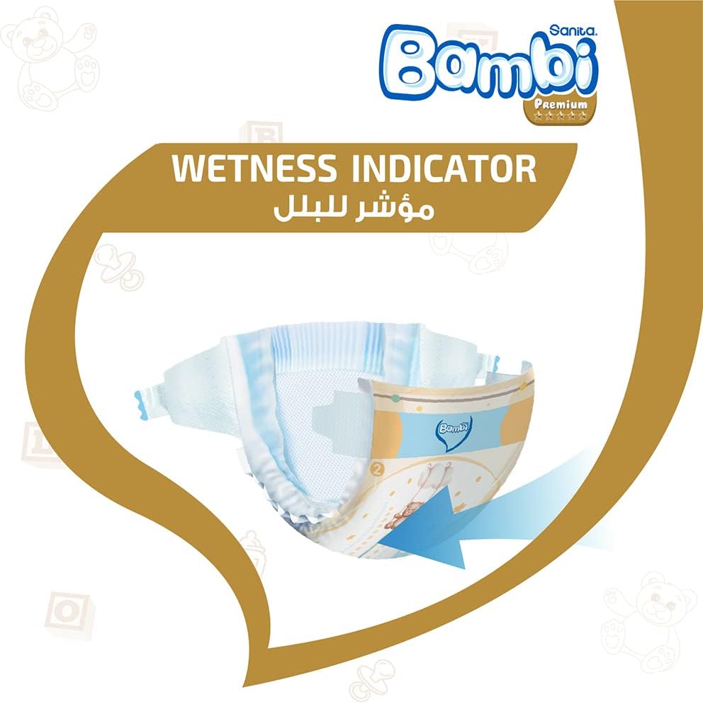 Sanita Bambi, Size 2, Small, 3-6 Kg, Value Pack, 48 Diapers
