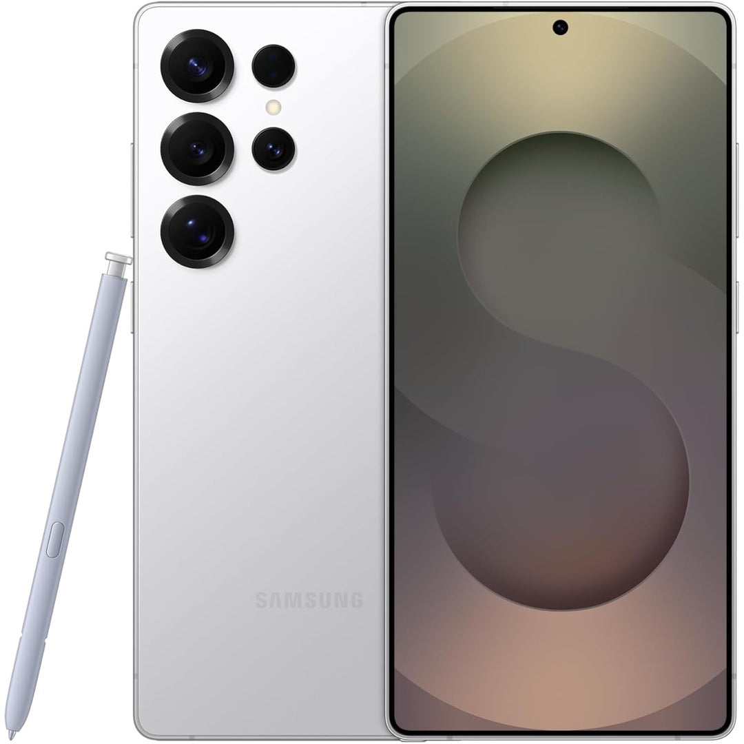 Samsung Galaxy S25 Ultra AI Phone, 256GB Storage, 12GB RAM, Titanium Silverblue, Android Smartphone, 200MP Camera, S Pen, Long Battery Life (KSA Version)