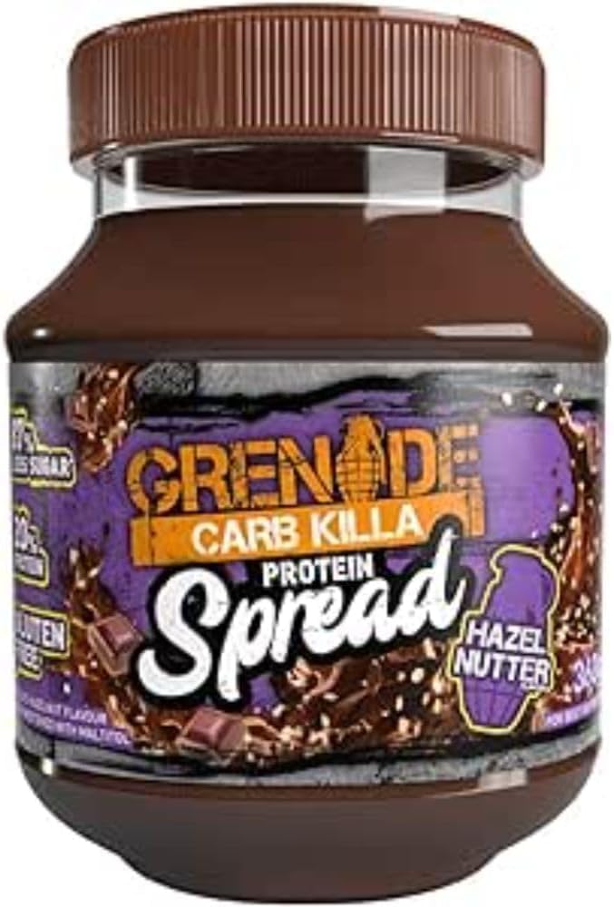 Grenade White Chocolate Cookie Vegetarian Protein Spread, 360 g Jar (Pack of 1)