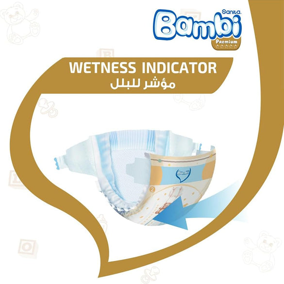 Sanita Bambi, Size 2, Small, 3-6 Kg, Value Pack, 48 Diapers