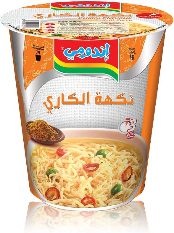 Indomie Cup Noodle Curry Flv, 24 X 60 g