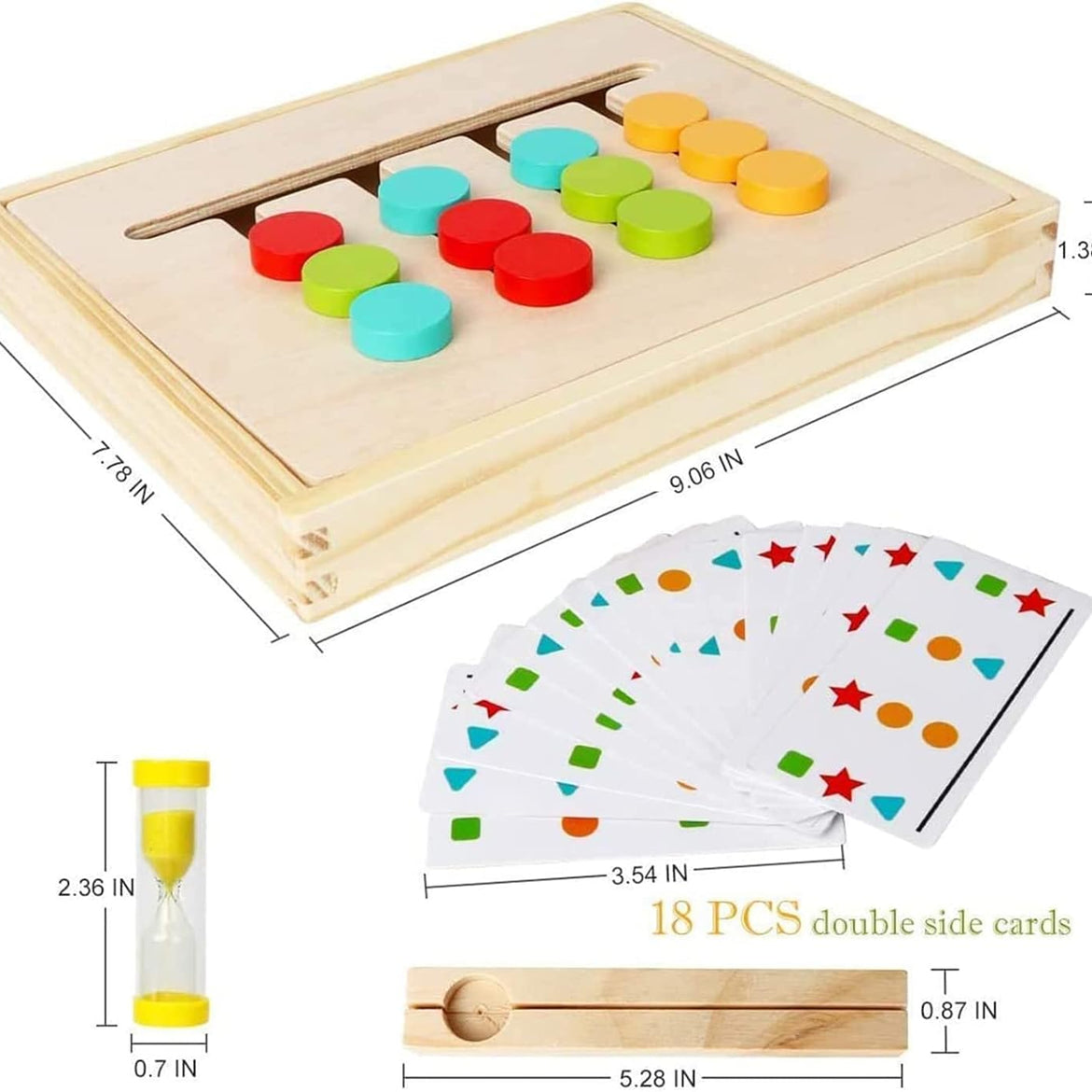 Color & Shape Matching Puzzle for Two-Player
