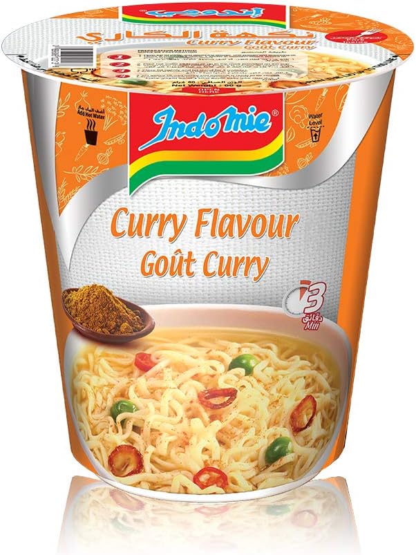Indomie Cup Noodle Curry Flv, 24 X 60 g