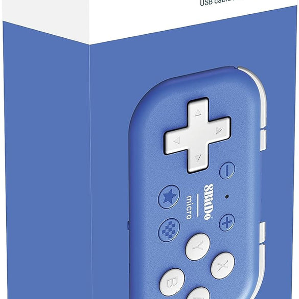 Nargos 8Bitdo Zero 2 Bluetooth Key Chain Sized Mini Controller for Nintendo Switch, Windows, Android and macOS (Yellow Edition)