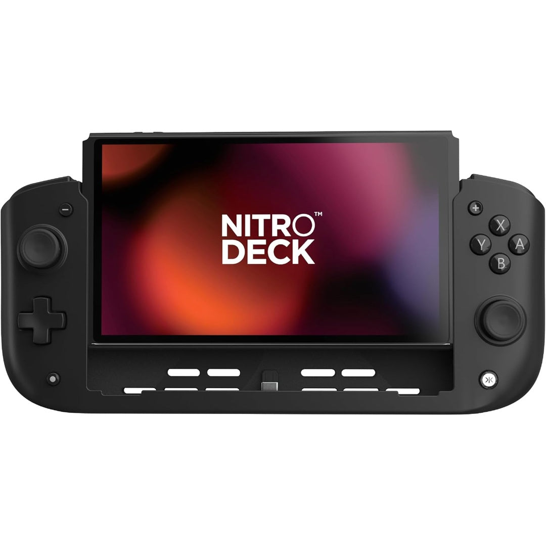 CRKD Nitro Deck - Professional Handheld Controller Deck with Zero Stick Drift for Nintendo Switch and Switch OLED (Black)