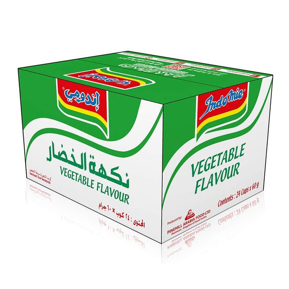 Indomie Cup Noodle Vegetable Flv, 24 X 60G - Pack Of 1, V1600
