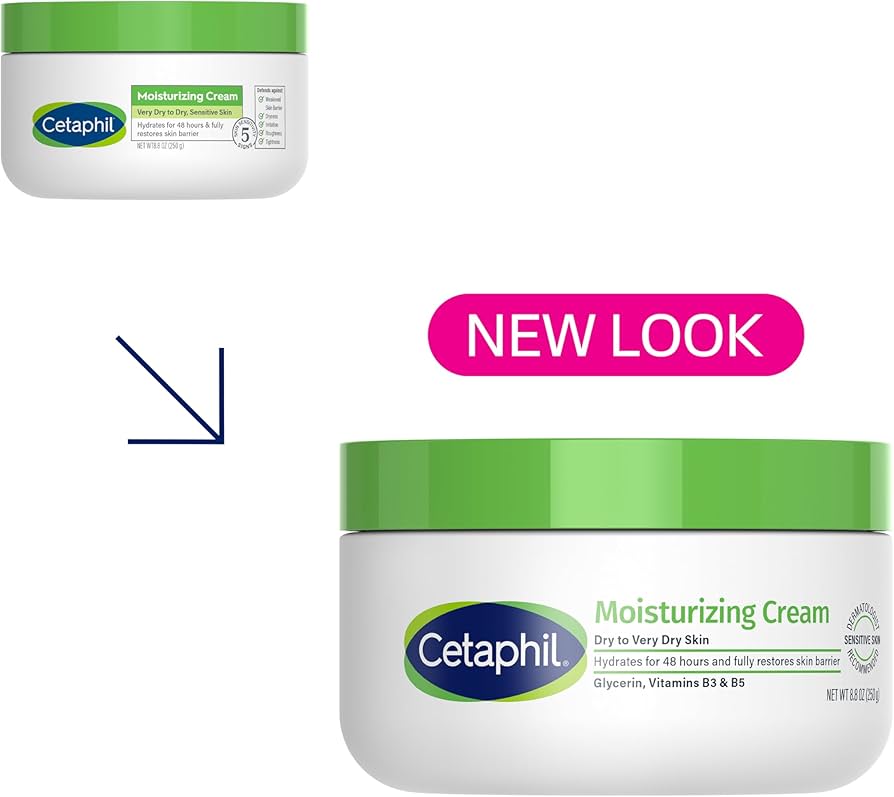 Cetaphil Moisturizing Cream Very Dry To Dry, Sensitive Skin 250g