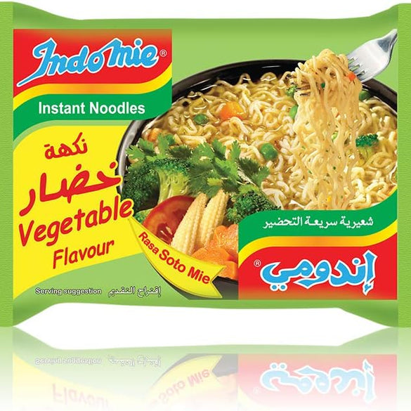 Indomie Pillow Pack Vegetable Flavor, 40 X 75G