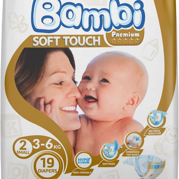 Sanita Bambi, Size 2, Small, 3-6 Kg, Value Pack, 48 Diapers