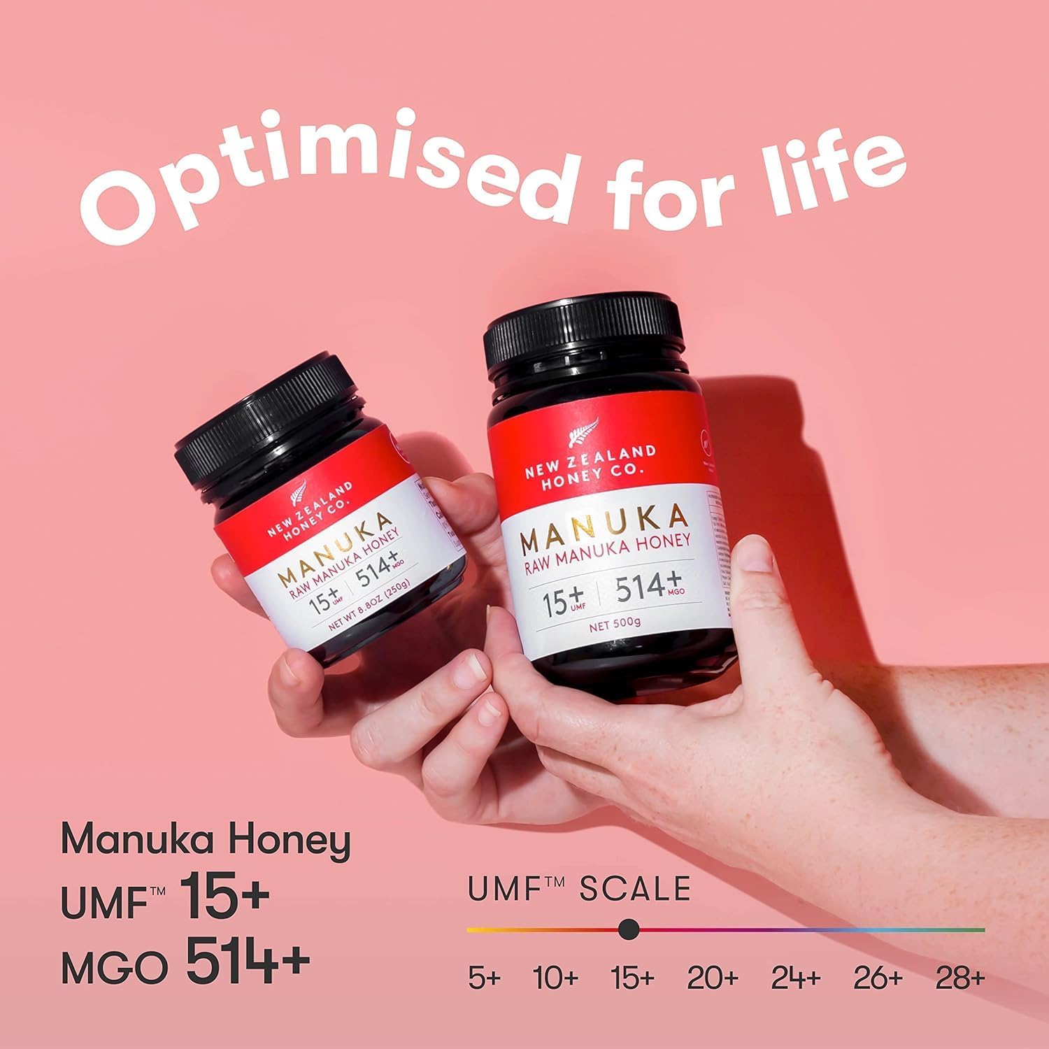 New Zealand Honey Co. Raw Manuka Honey UMF 15+ / MGO 514+ | 250g