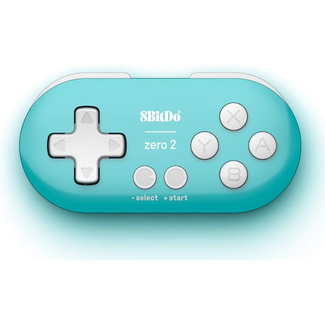 Nargos 8Bitdo Zero 2 Bluetooth Key Chain Sized Mini Controller for Nintendo Switch, Windows, Android and macOS (Yellow Edition)
